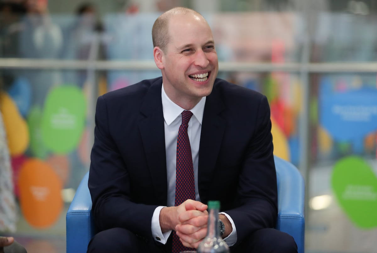 Prince William, Duke of Cambridge laughs