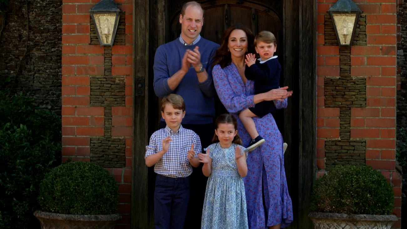 Prince William, Kate Middleton, and their kids