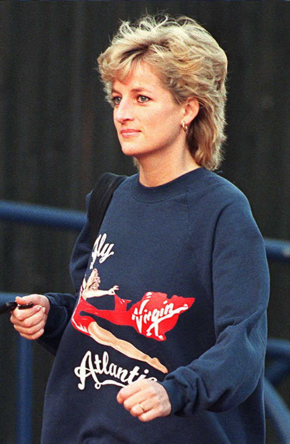 Princess Diana in workout clothes