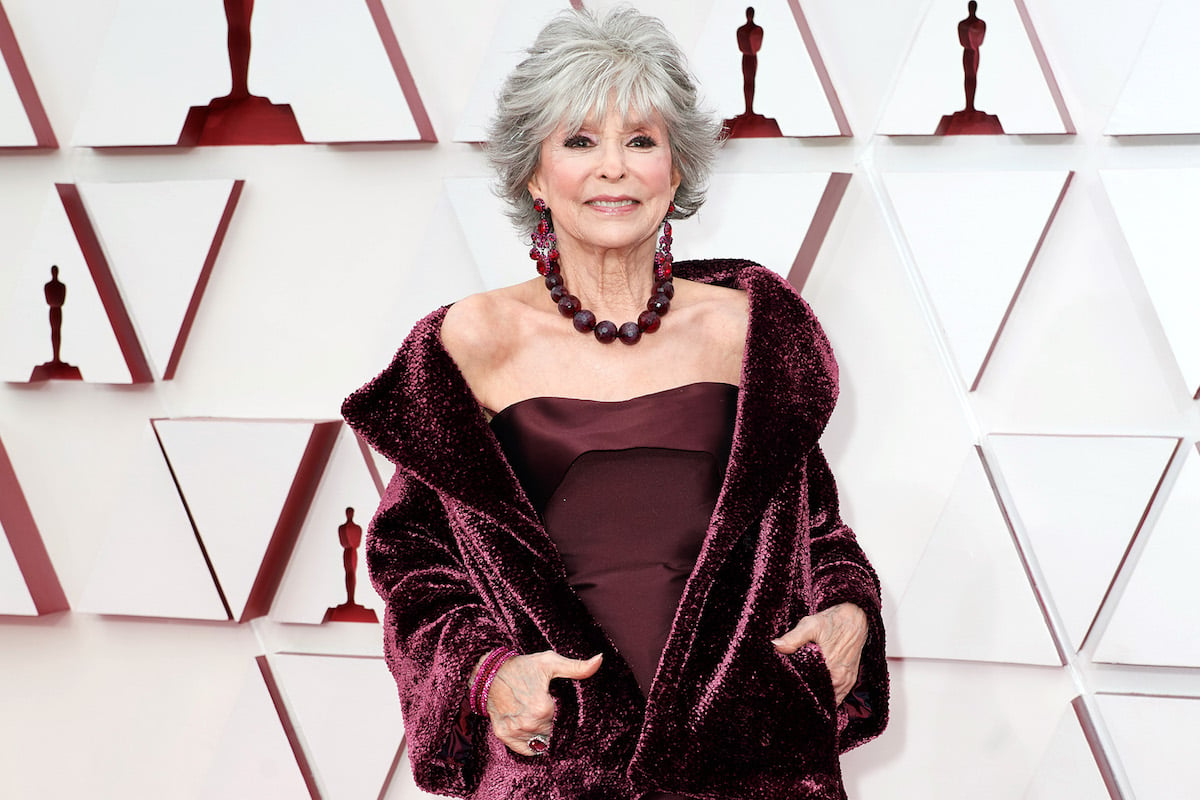 Rita Moreno on the red carpet of The 93rd Oscars® at Union Station in Los Angeles, CA on Sunday, April 25, 2021.