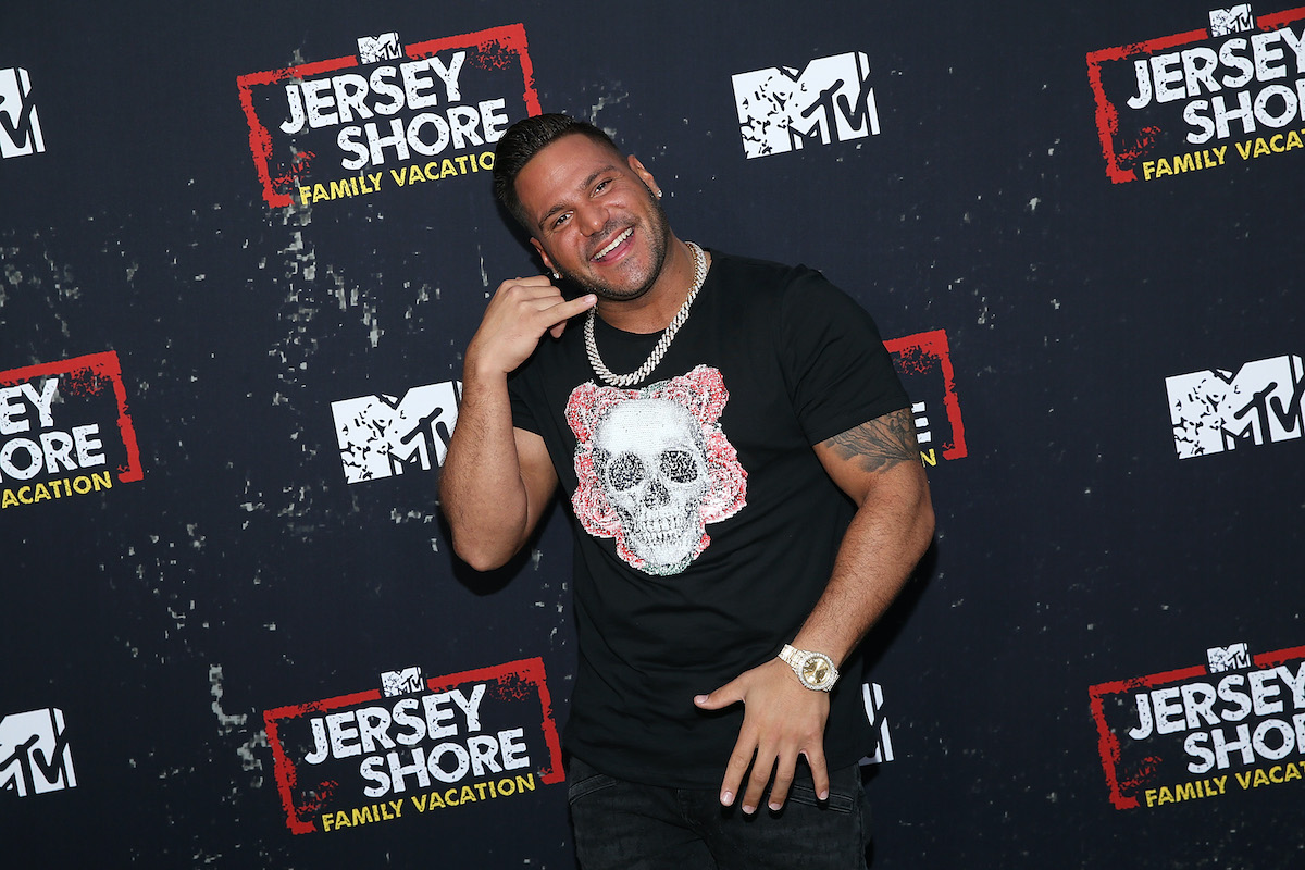 Ronnie Ortiz-Magro at a 'Jersey Shore: Family Vacation' premiere before he stepped down from the show and said he would seek treatment at rehab