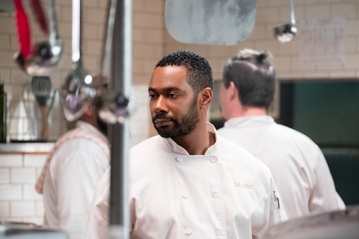 Erik in the restaurant kitchen in Sweet Magnolias