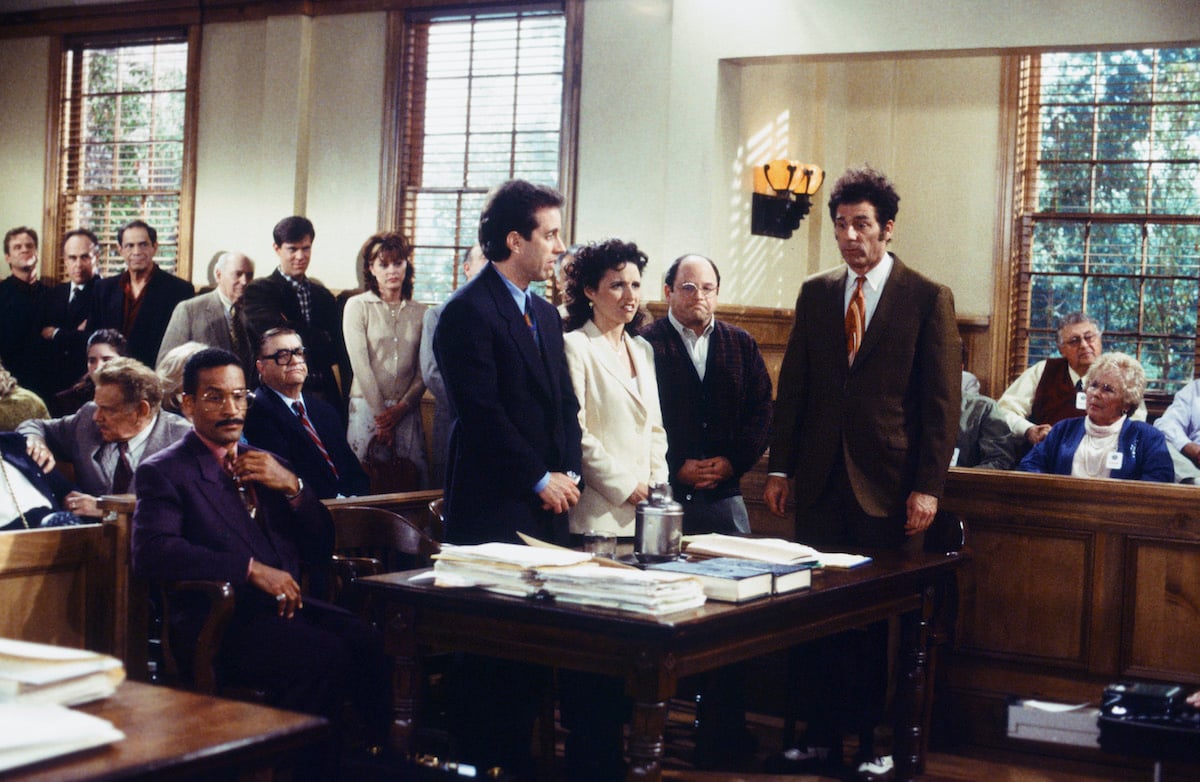 Seinfeld cast filming the series finale