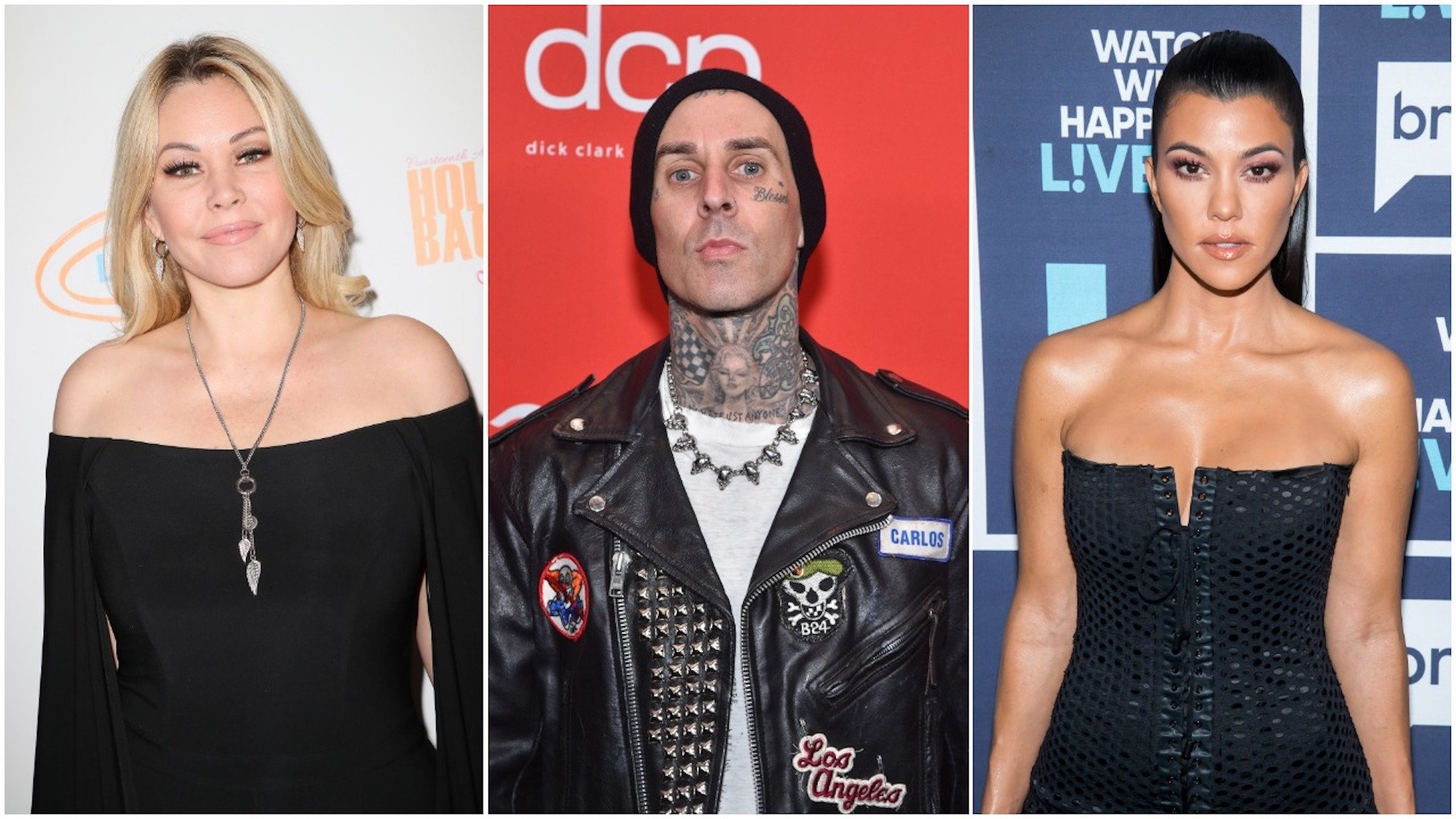 Shanna Moakler, Travis Barker, and Kourtney Kardashian