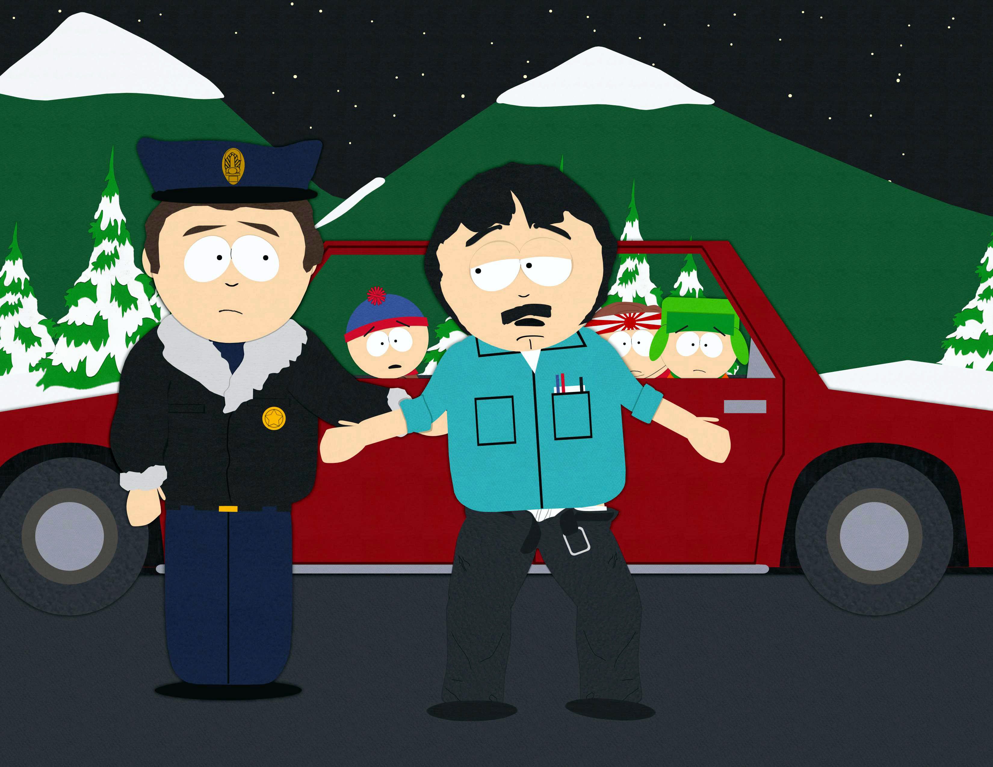 South Park: Randy Marsh gets pulled over for drunk driving