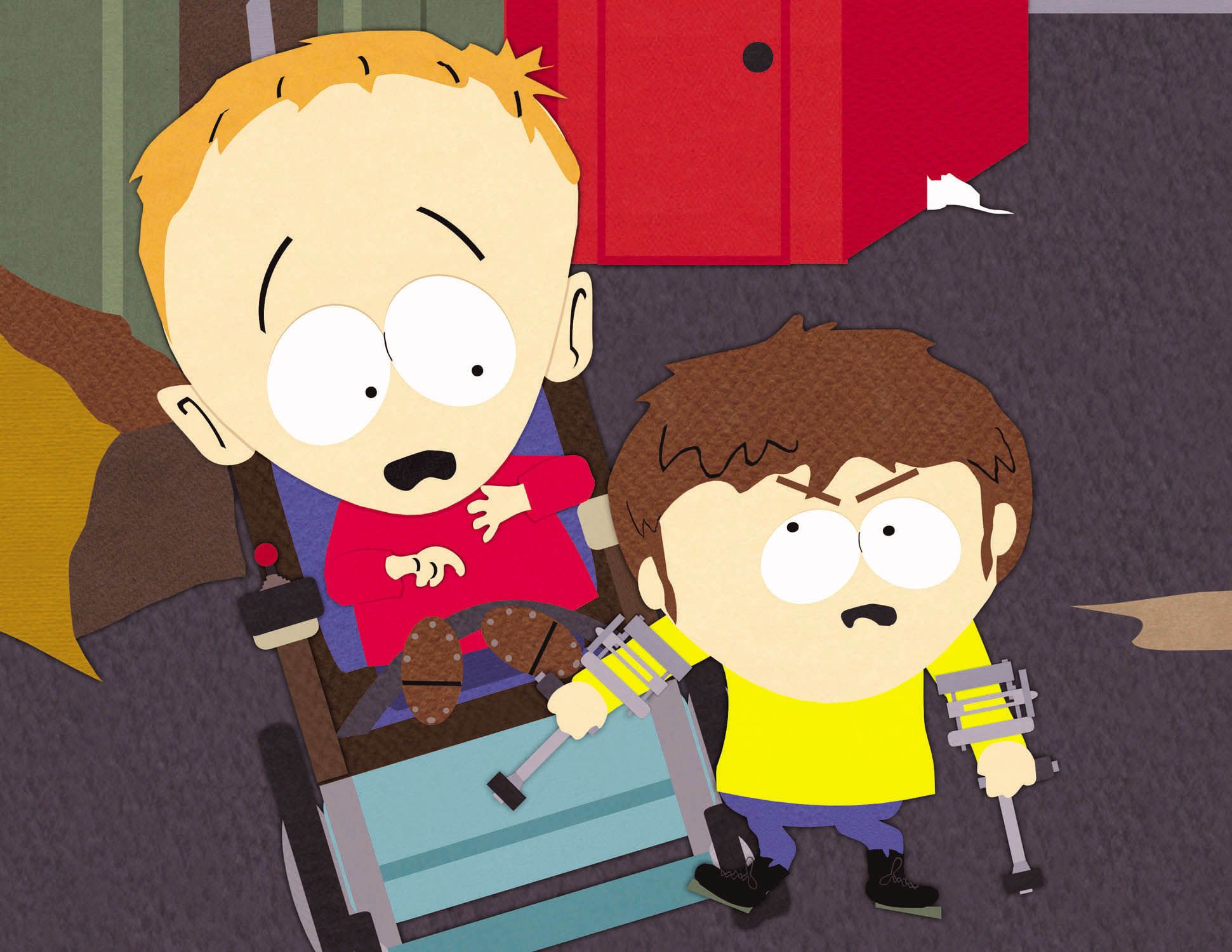 South Park episode 67 features Timmy vs. Jimmy