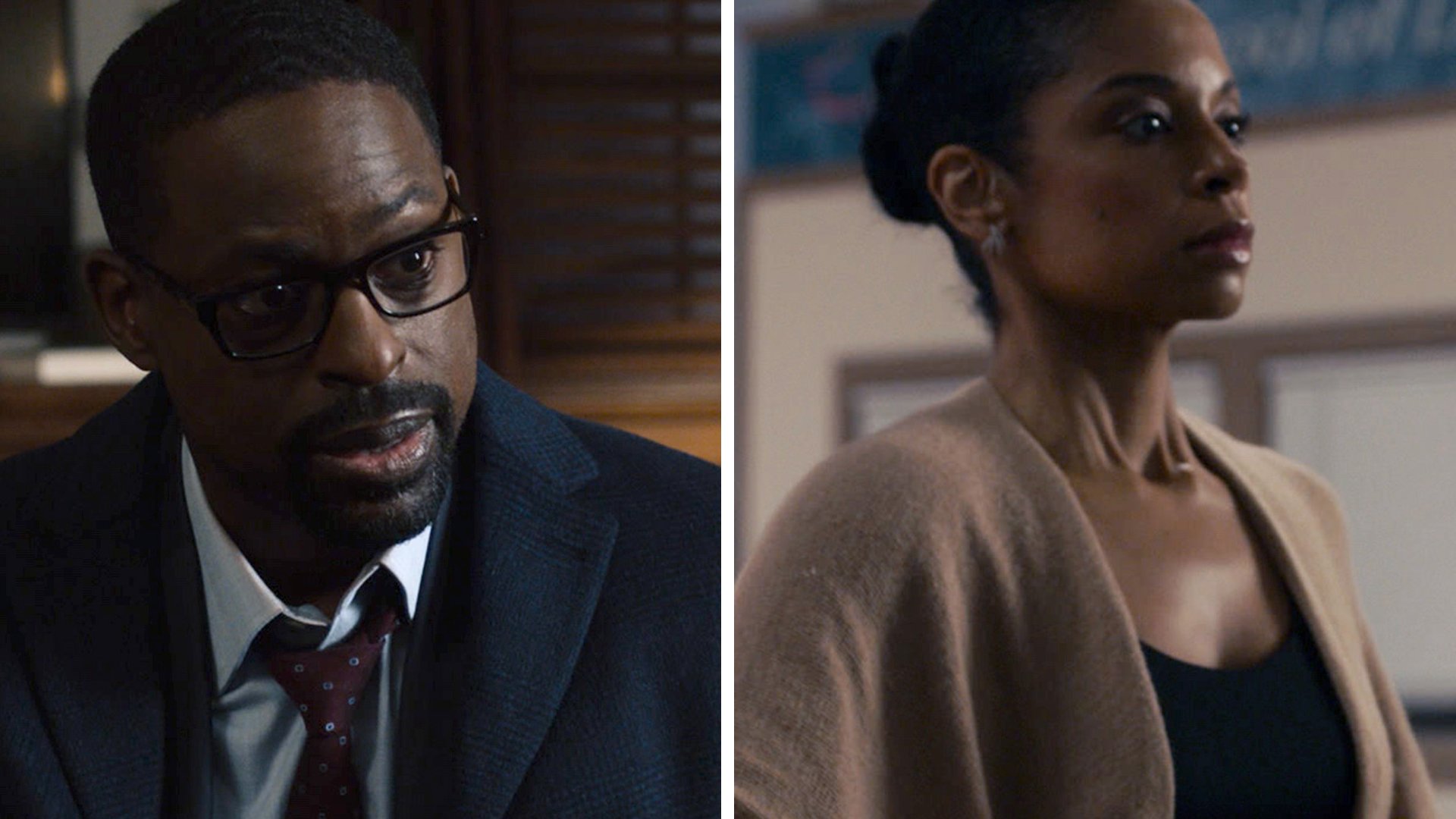 Sterling K. Brown as Randall Pearson looks at Deja (Lyric Ross) and Susan Kelechi Watson as Beth Pearson dancing at the ballet studio in ‘This Is Us’ Season 5 Episode 14, ‘The Music and the Mirror’