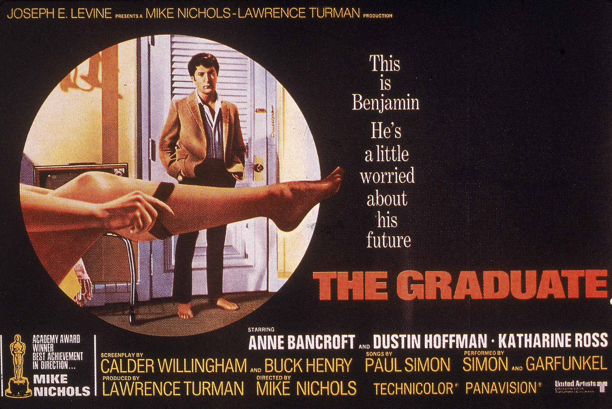 Film Poster For 'The Graduate'