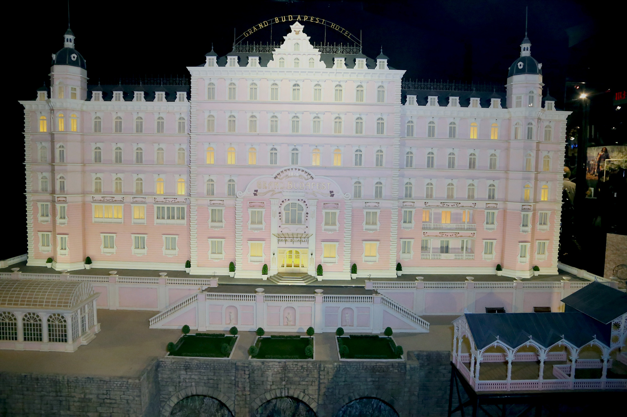 A model of 'The Grand Budapest Hotel'