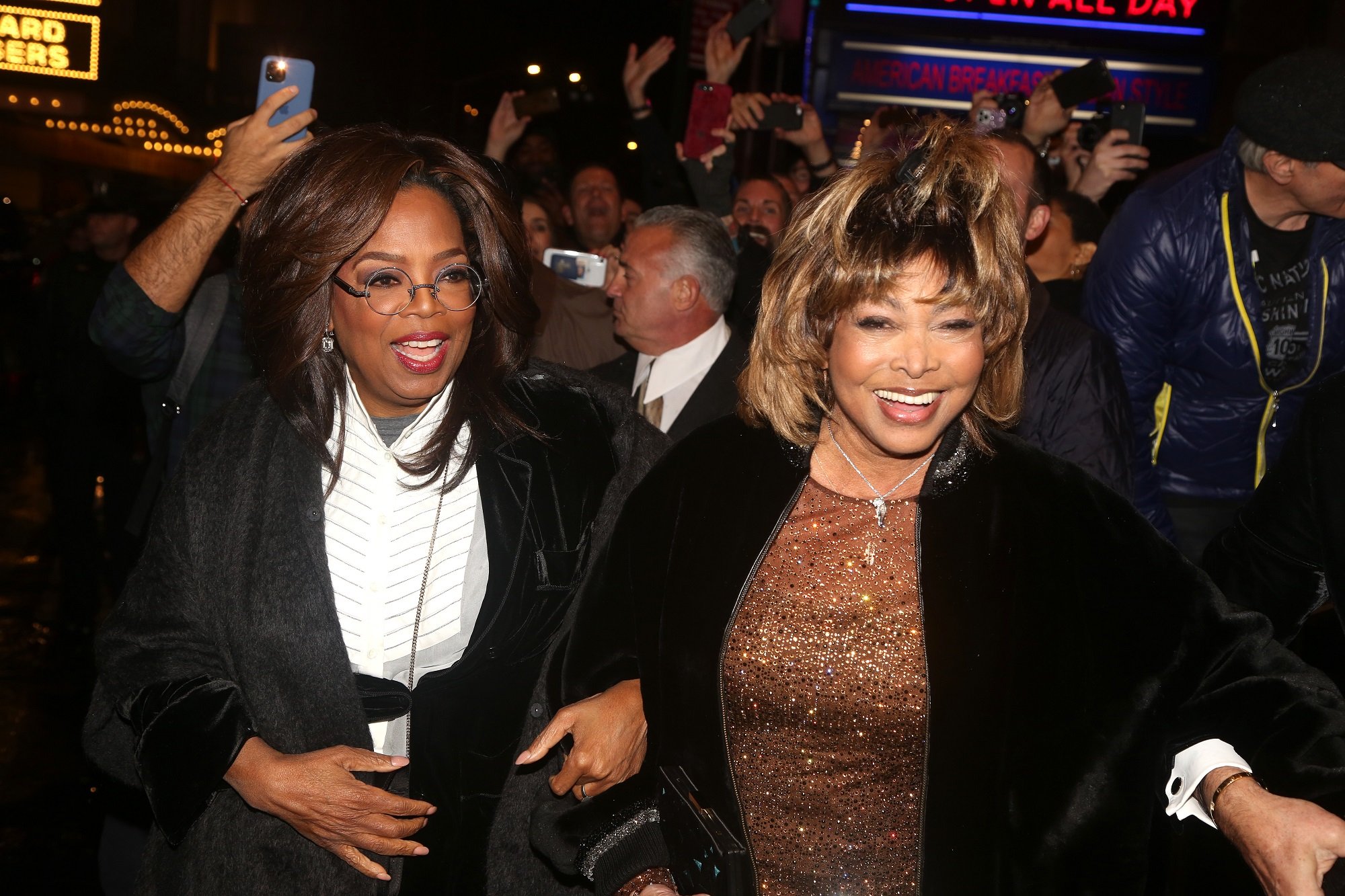 Tina Turner and Oprah Winfrey