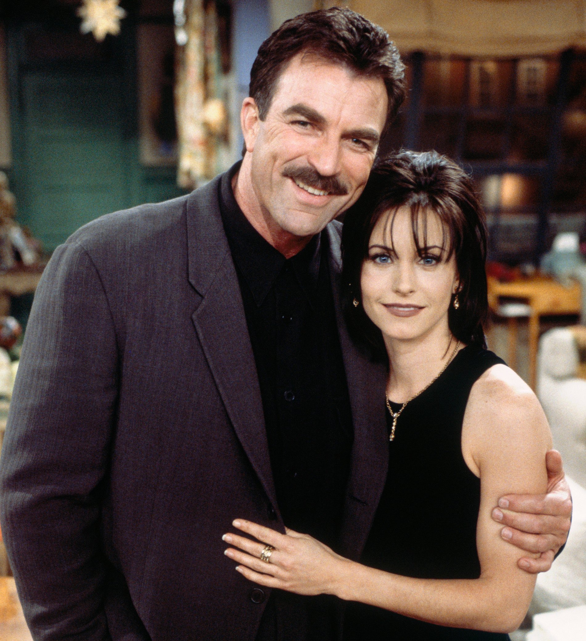 Tom Selleck and Courteney Cox