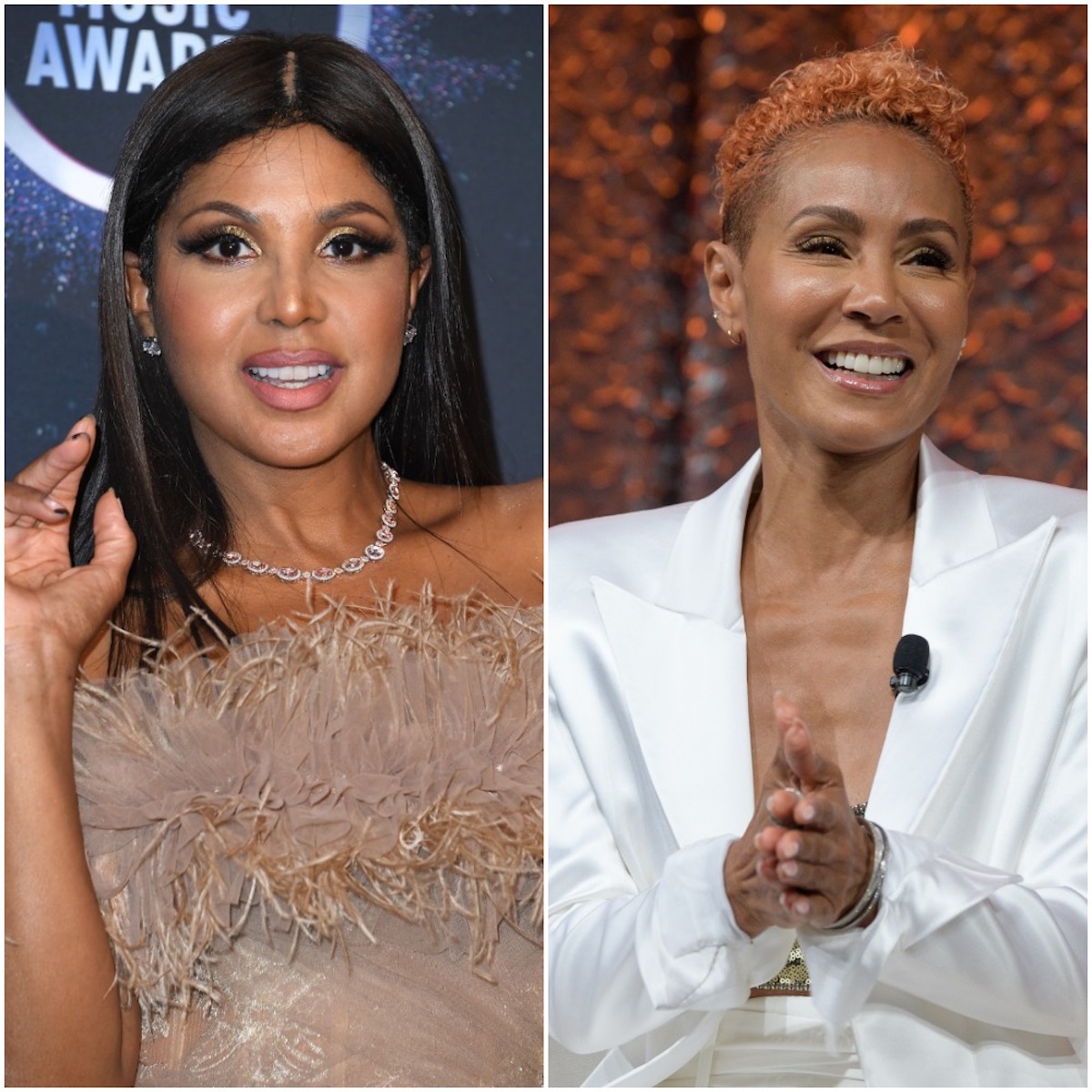 Toni Braxton and Jada Pinkett Smith