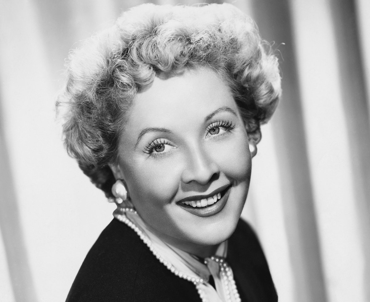 Actor Vivian Vance at the time of her appearance in the television series I Love Lucy.