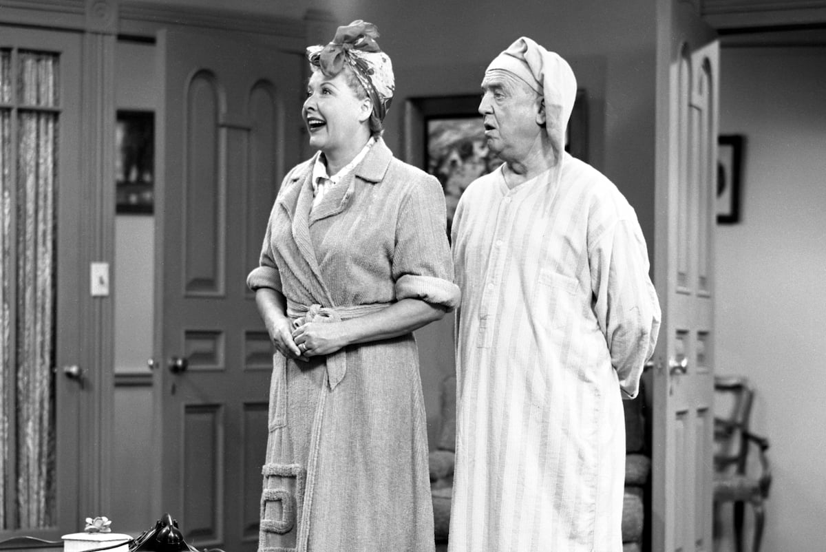 Pictured from left is Vivian Vance (as Ethel Mertz);William Frawley (as Fred Mertz)