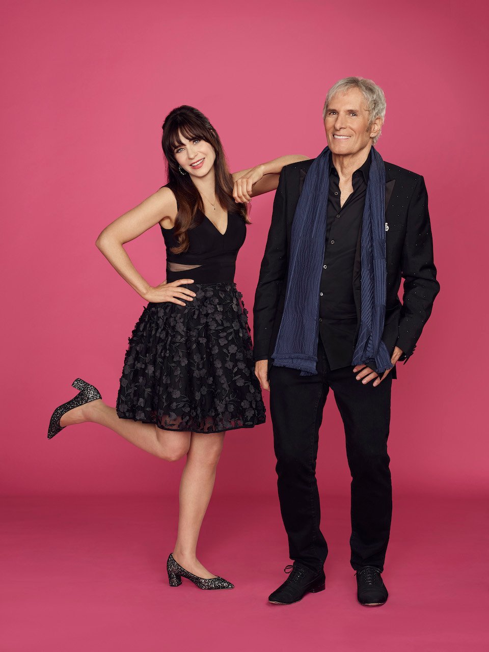 'The Celebrity Dating Game' stars Zooey Deschanel and Michael Bolton