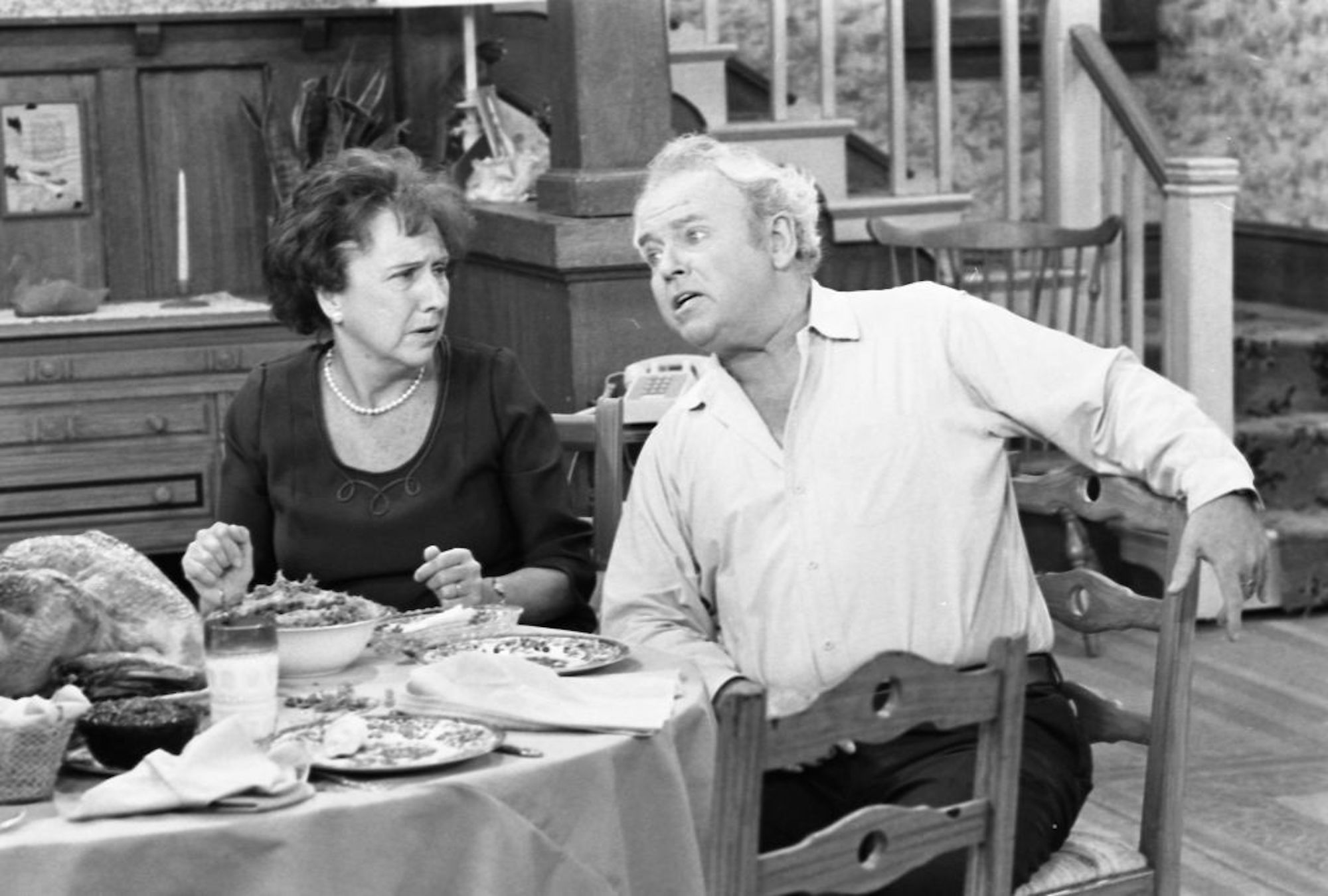 Carroll O'Connor and Jean Stapleton