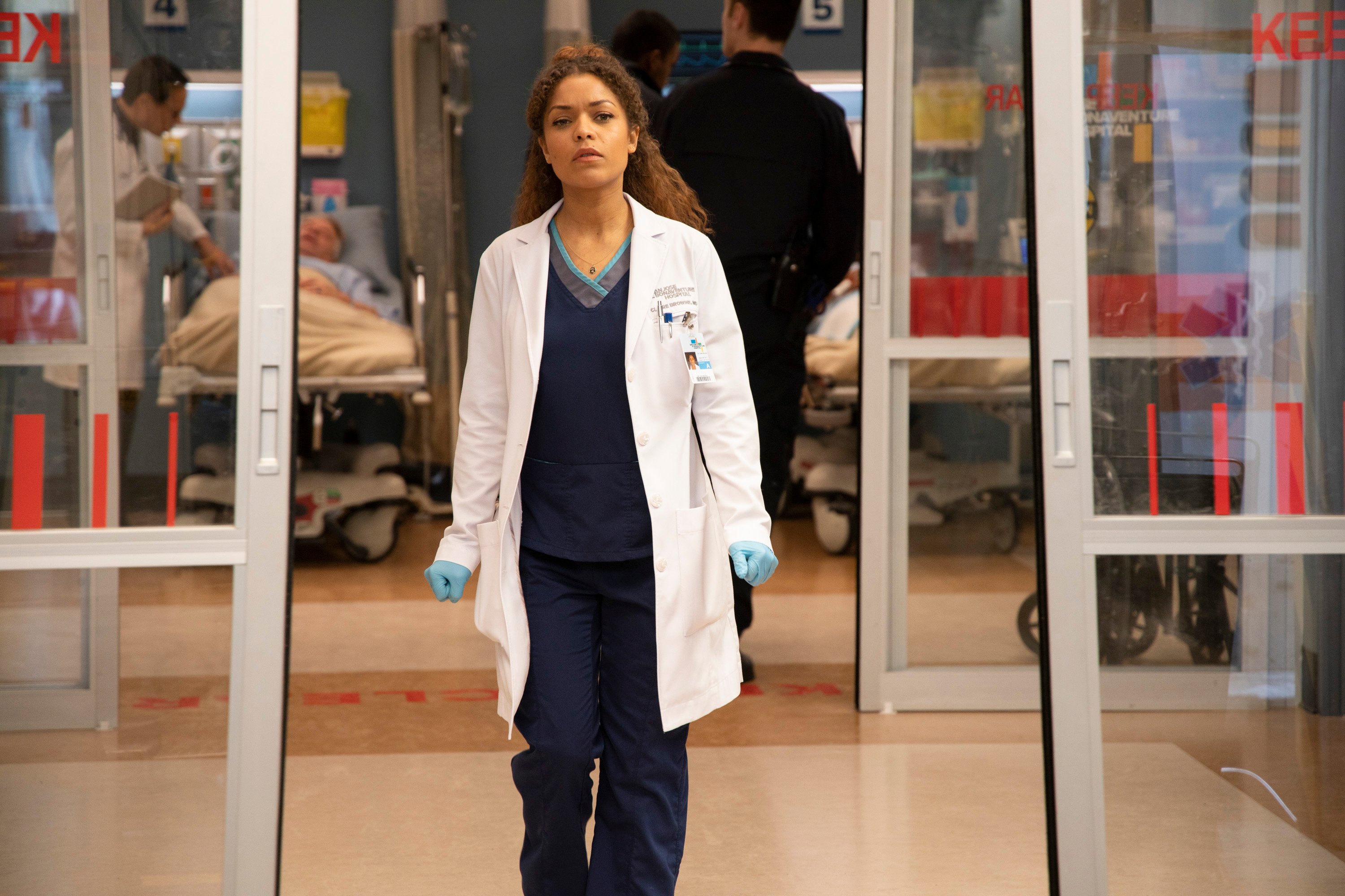 Antonia Thomas as Claire Brown on 'The Good Doctor'