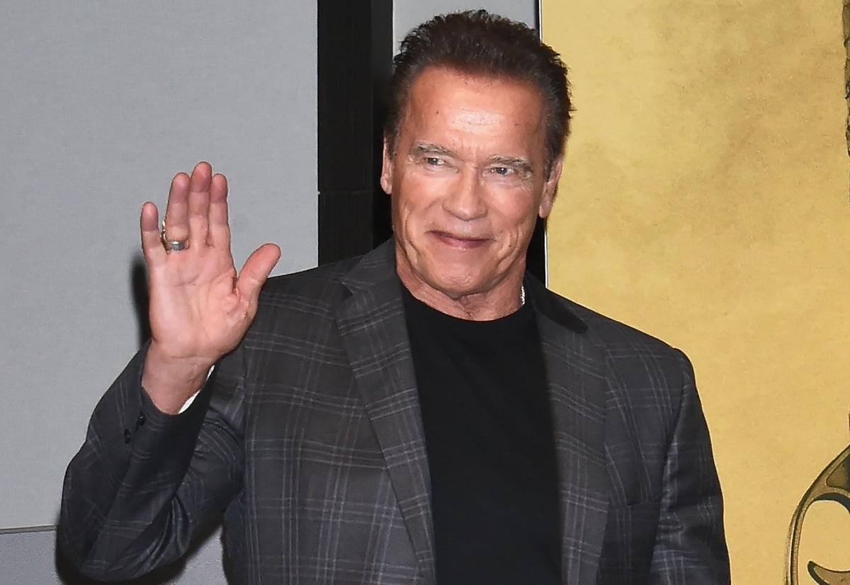 Arnold Schwarzenegger attends the press conference for the Japan premiere of 'Terminator: Dark Fate' on November 5, 2019