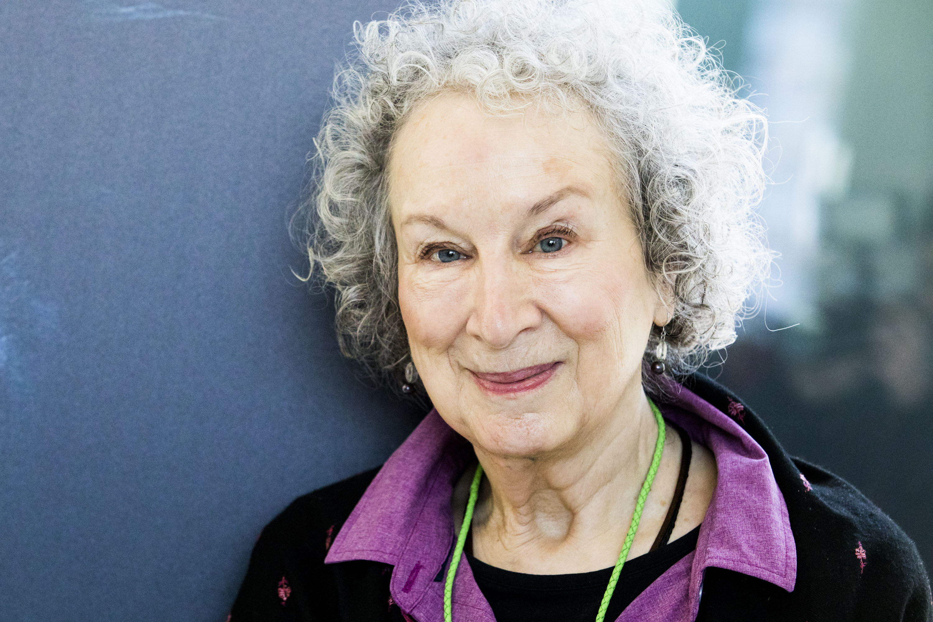 The Handmaid's Tale author Margaret Atwood smiling