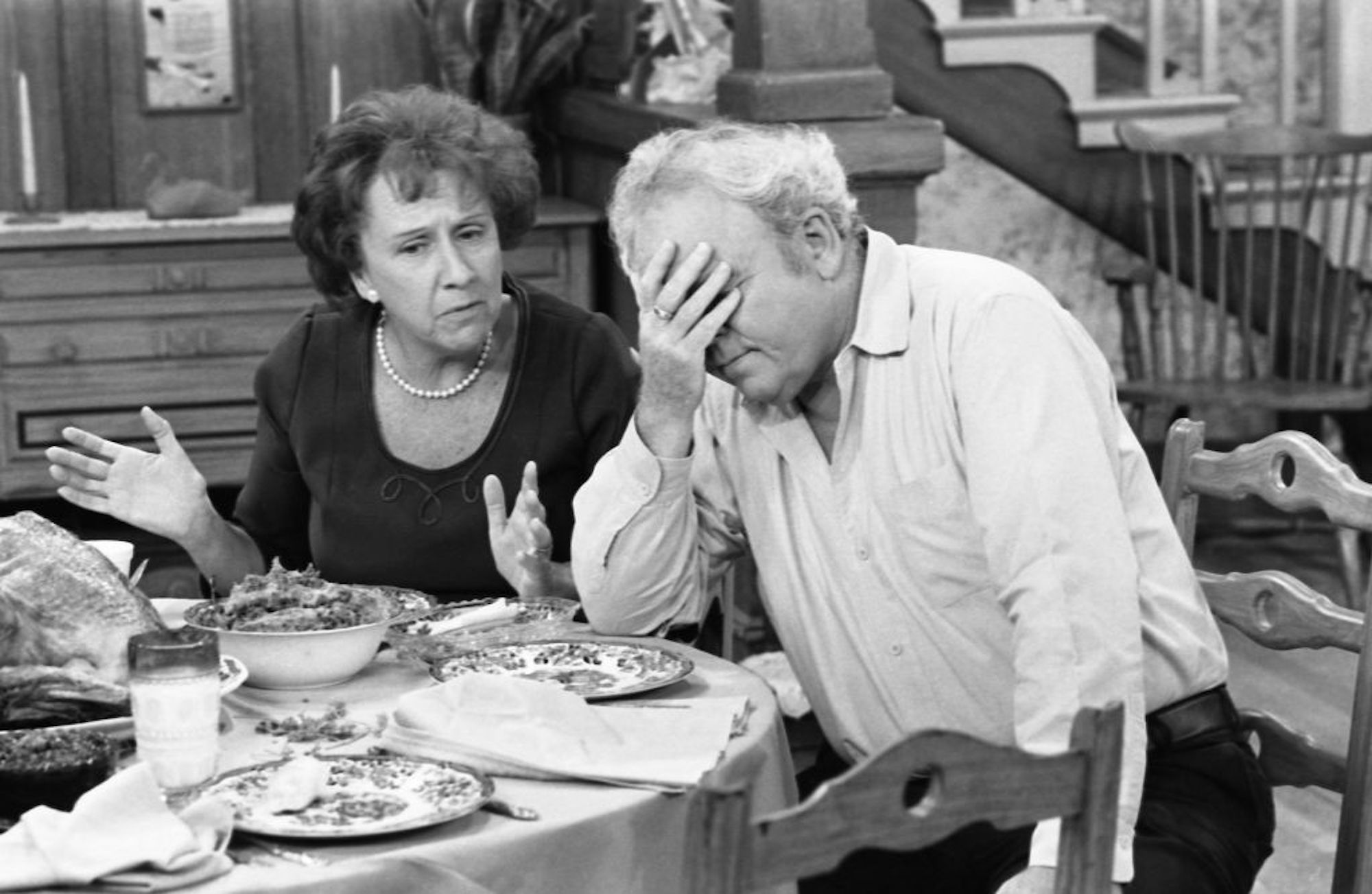 Carroll O'Connor and Jean Stapleton