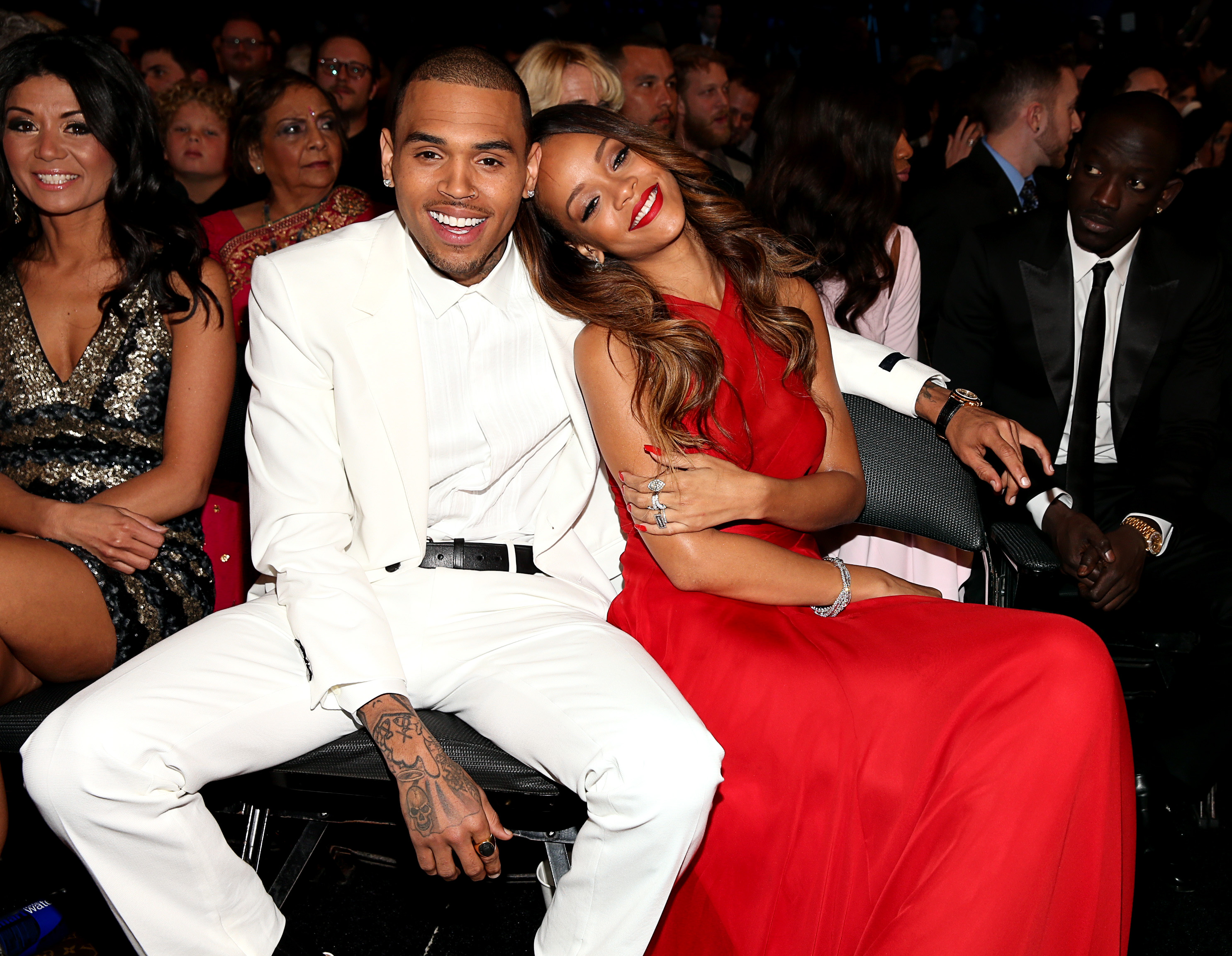 Chris Brown and Rihanna