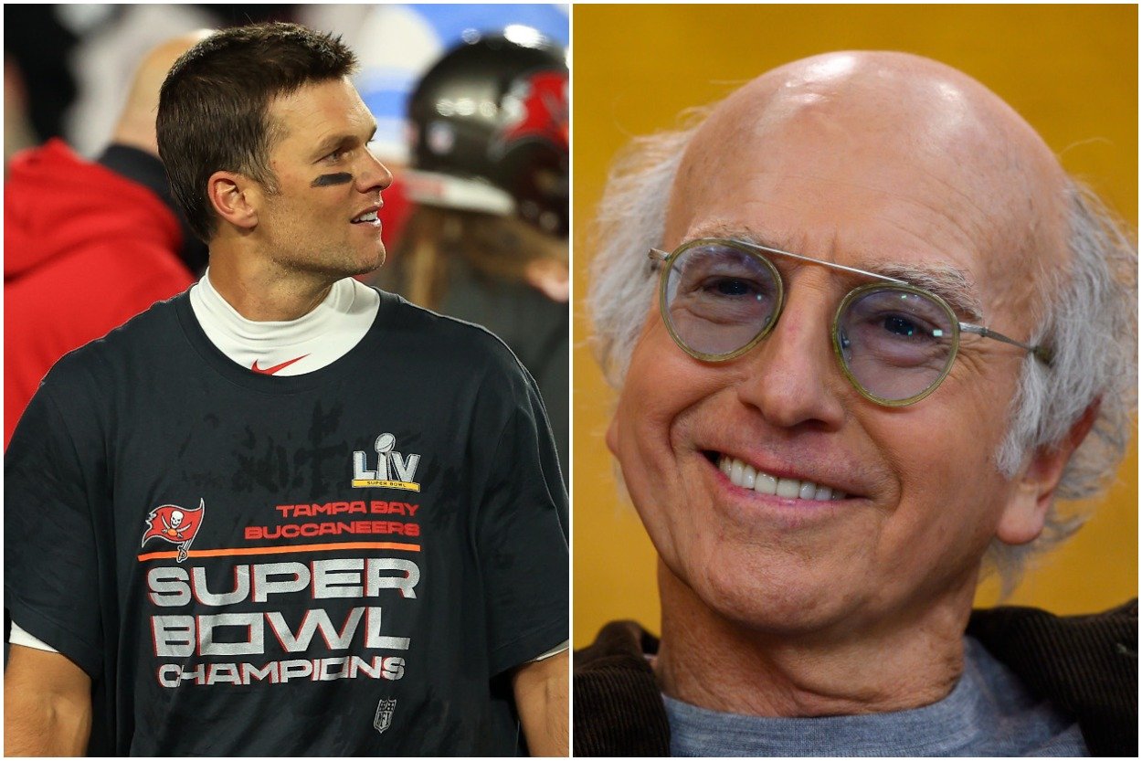 Larry David was underwhelmed by bumping into Tom Brady