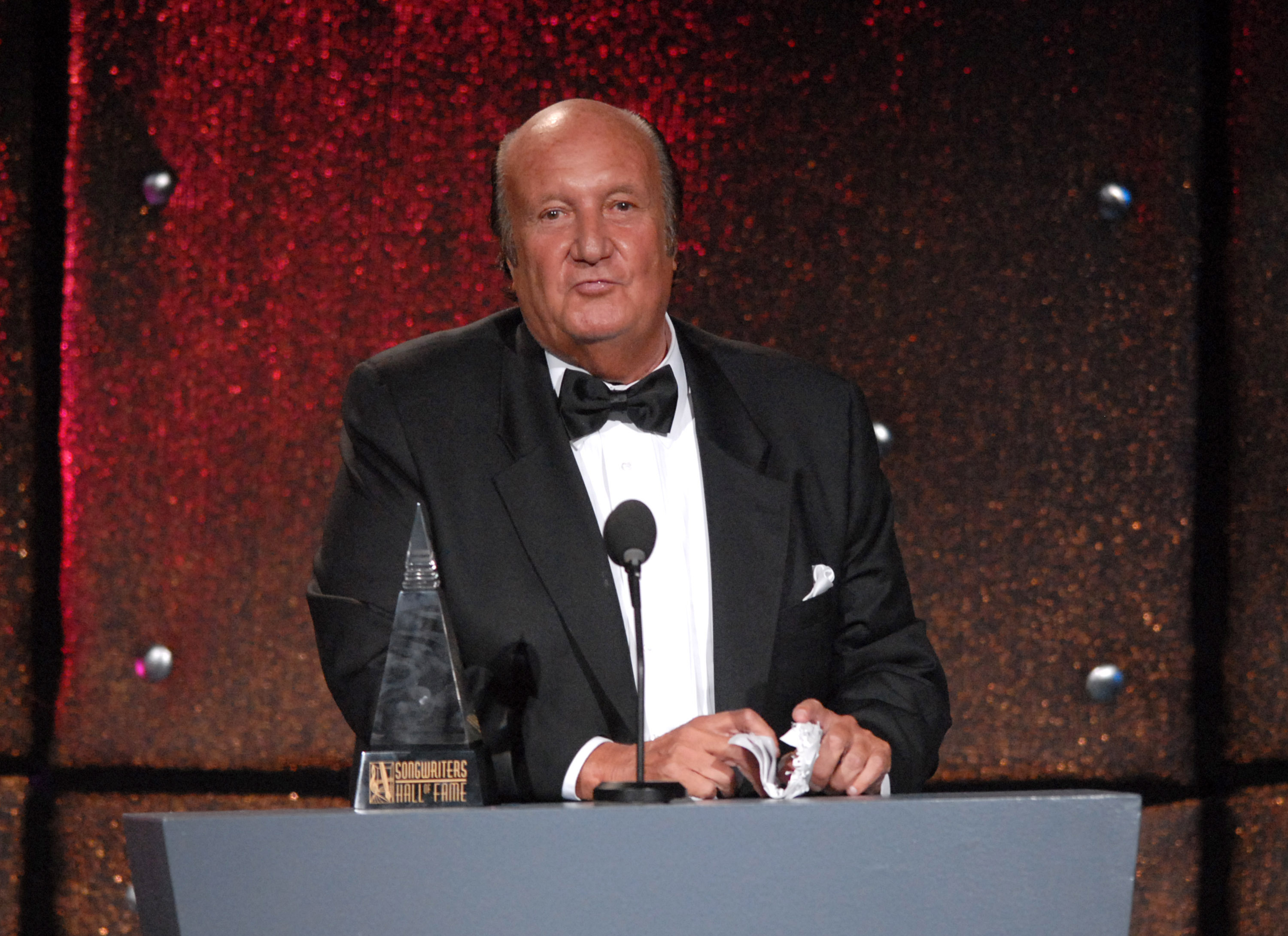 Don Kirshner at a podium