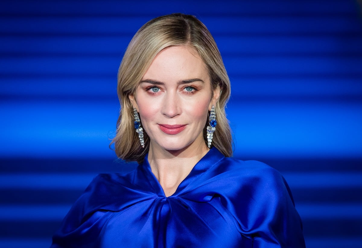 Emily Blunt attends the European Premiere of 'Mary Poppins Returns' on December 12, 2018, in London, England.