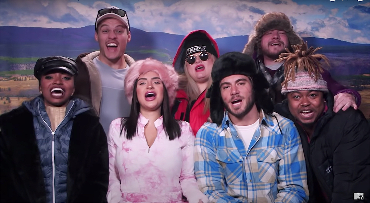 The cast of 'Floribama Shore' Season 4 in the Montana house