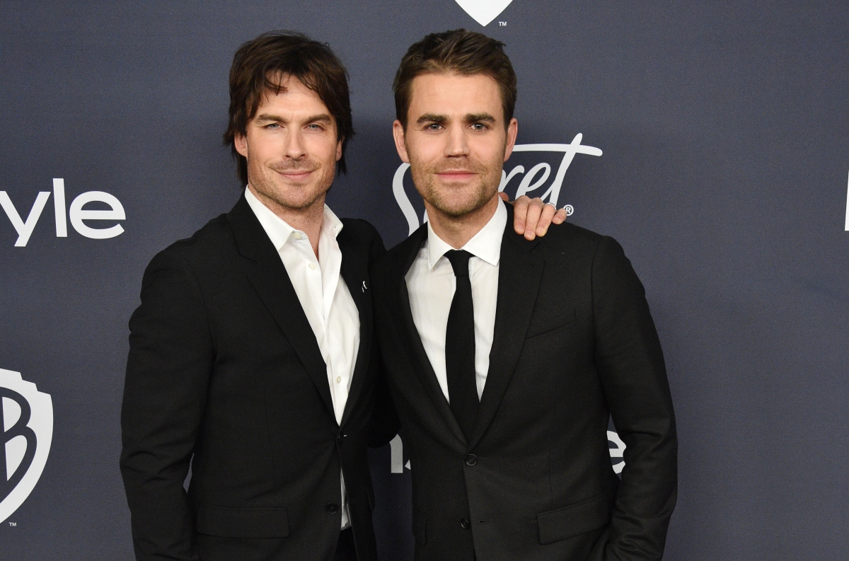 Ian Somerhalder and Paul Wesley attend the 21st Annual Warner Bros. and InStyle Golden Globes afterparty on January 5, 2020