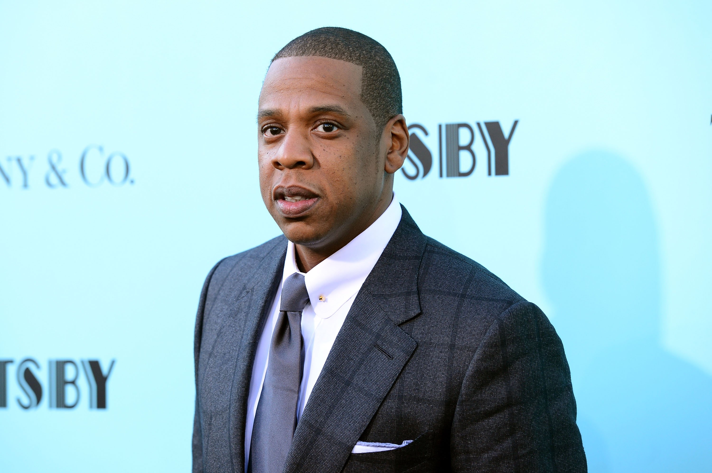 Jay-Z in a suit