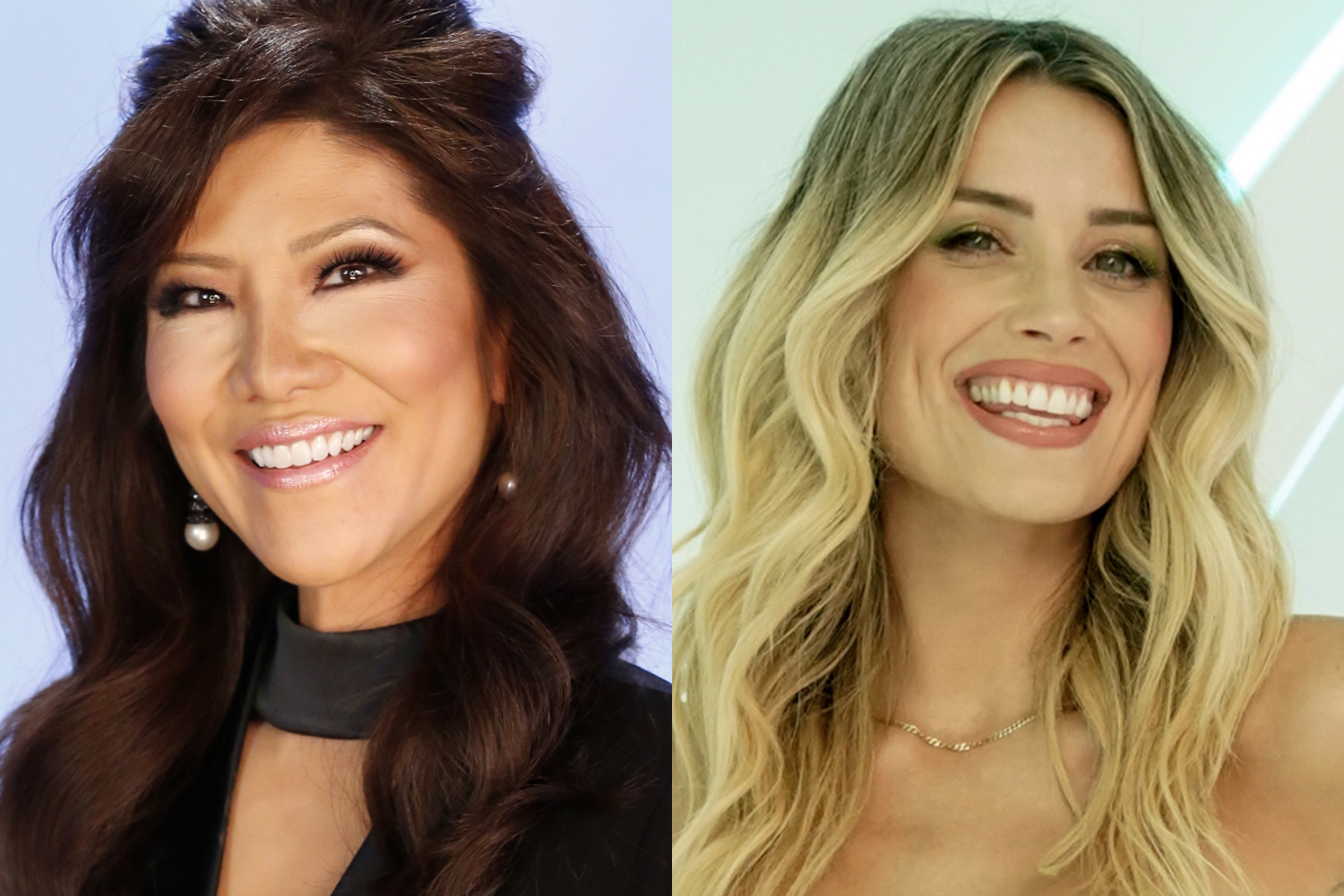 Julie Chen, host of 'Big Brother,' and Arielle Vandenberg, host of 'Love Island'