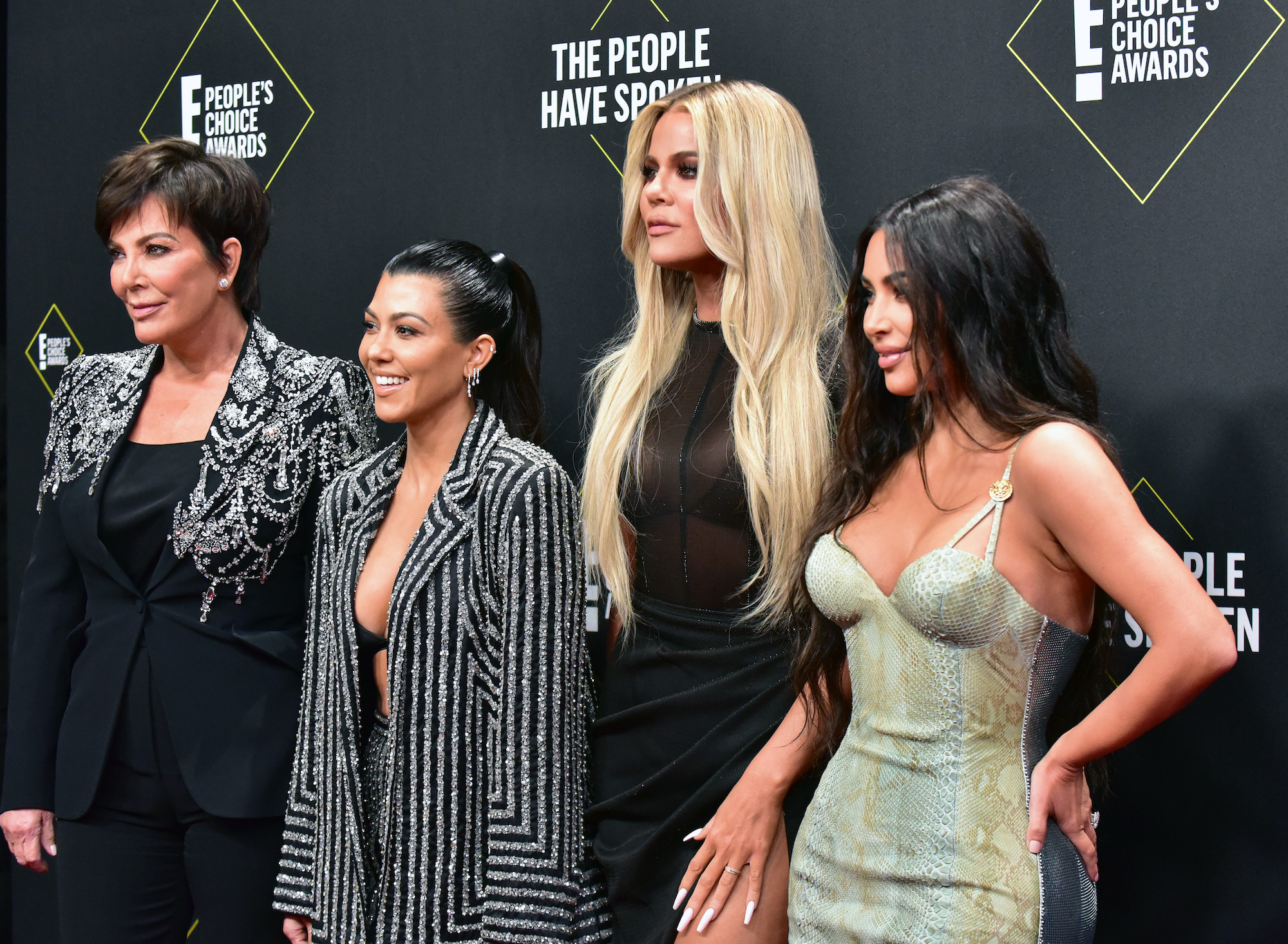 Kris Jenner, Kourtney Kardashian, Khloe Kardashian, and Kim Kardashian West