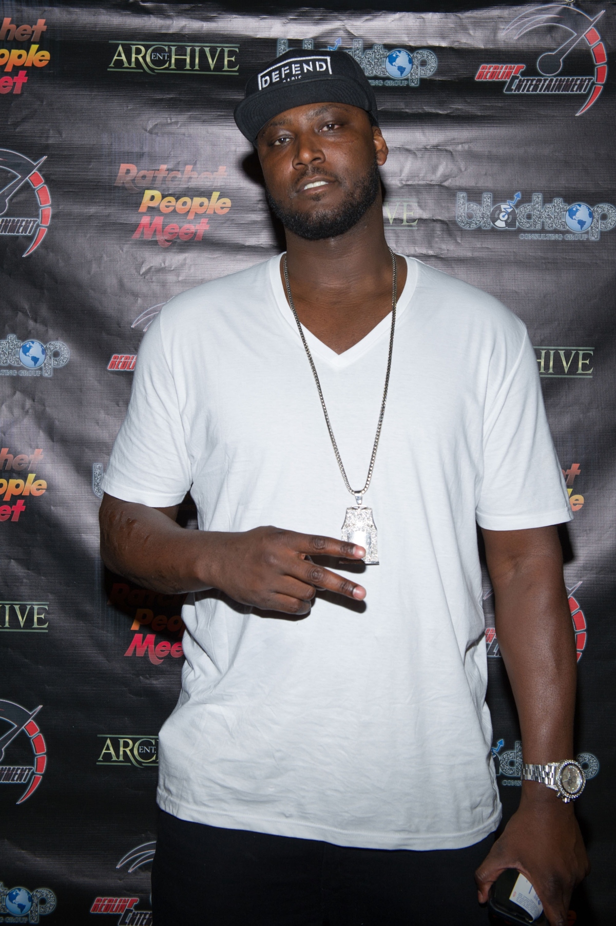 Kwame Brown attends Ratchet People Meet presents 'Socially Profiled' at Rialto Center for the Arts on July 10, 2015 in Atlanta, Georgia