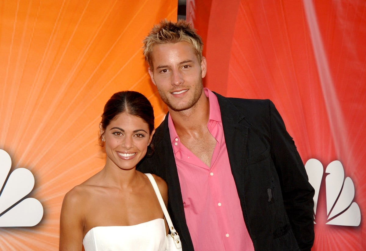 Lindsay Korman-Hartley and Justin Hartley during 2005 NBC Network All Star Celebration in Los Angeles, California, United States.