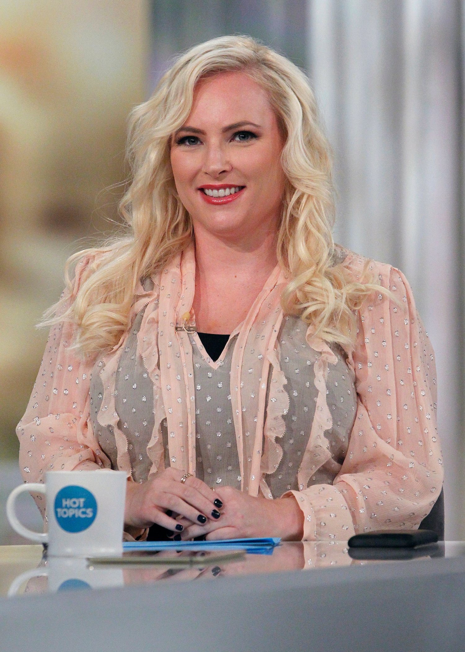 Meghan McCain on the set of 'The View' in 2016