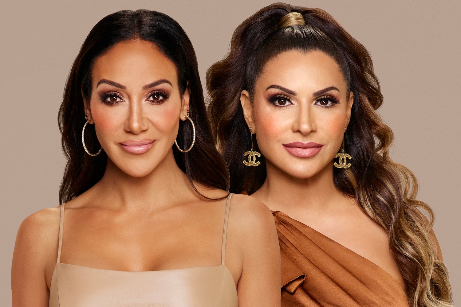 Melissa Gorga and Jennifer Aydin in their 'RHONJ' Season 13 cast photos