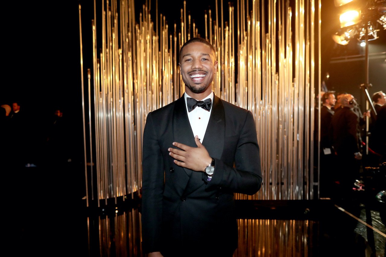 Michael B. Jordan attends the 88th Annual Academy Awards at Dolby Theatre