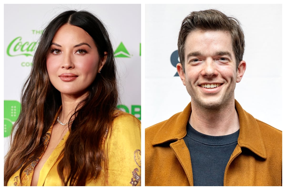 composite image of Olivia Munn and John Mulaney