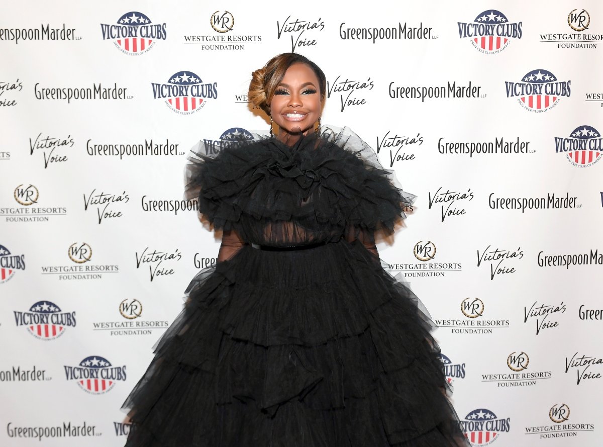 Phaedra Parks attends ‘Victoria's Voice - An Evening to Save Lives’ event on October 25, 2019