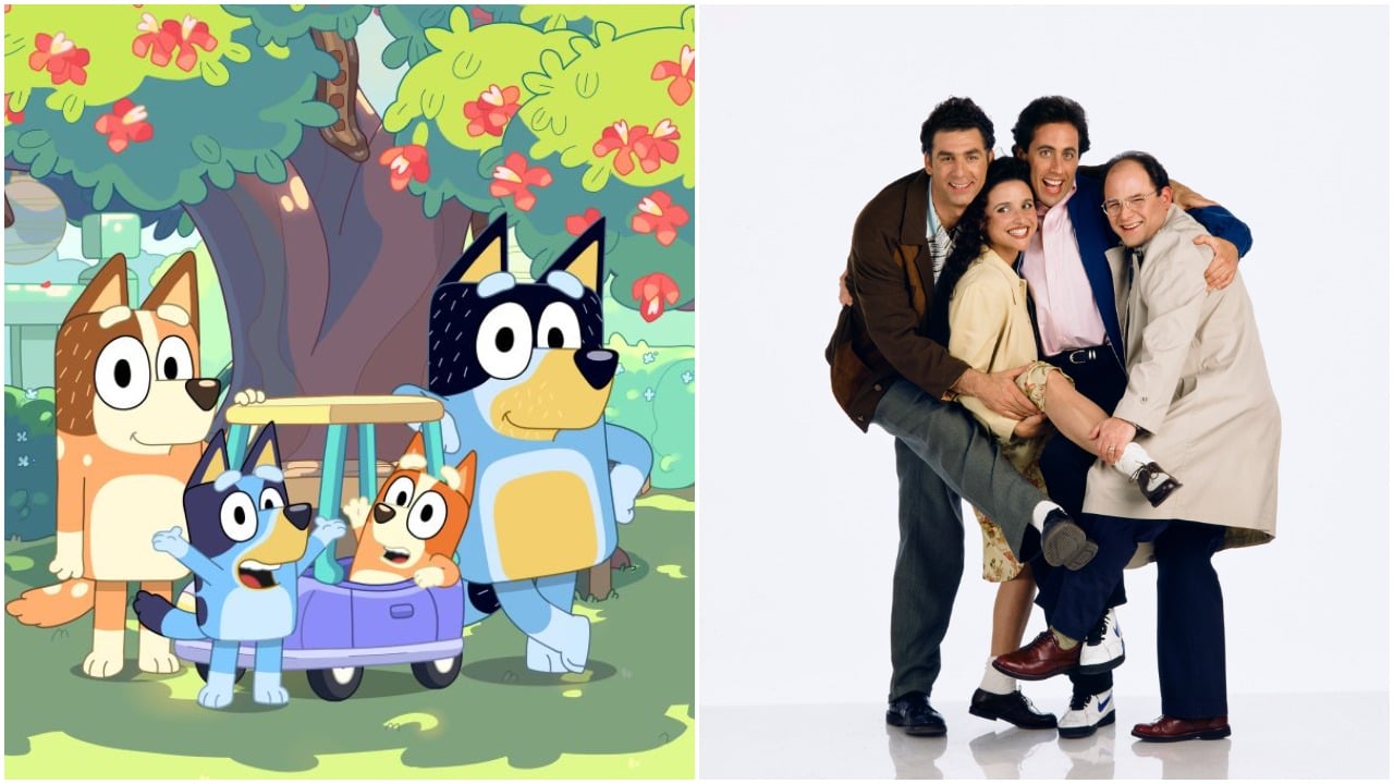 Bluey and Seinfeld cast