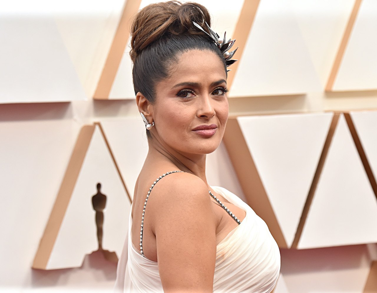 Salma Hayek attends the 92nd Annual Academy Awards at Hollywood and Highland