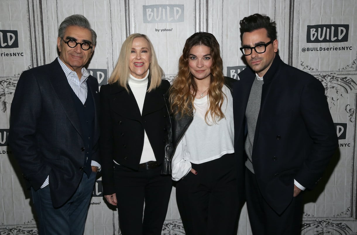 Eugene Levy, Catherine O'Hara, Annie Murphy and Dan Levy