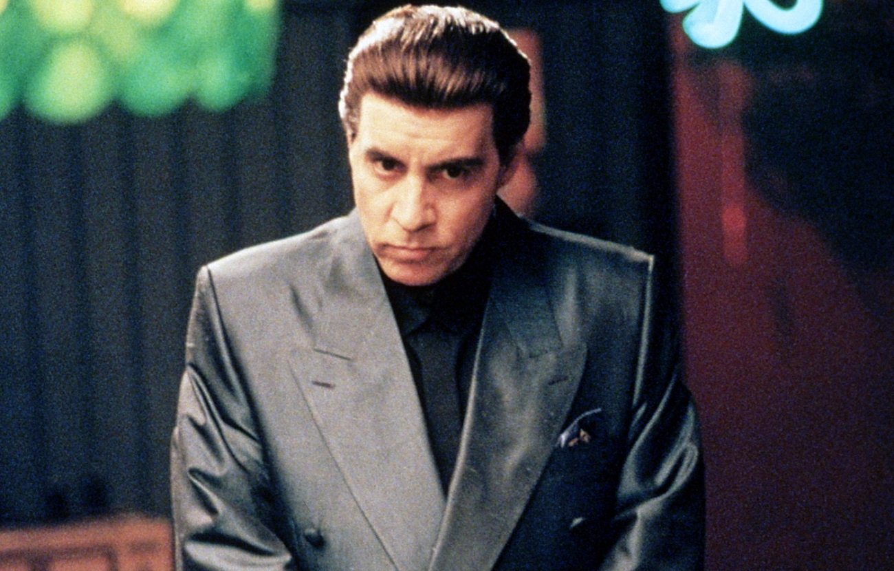 Steven Van Zandt stares toward the ground in a scene as Silvio Dante in 'The Sopranos'