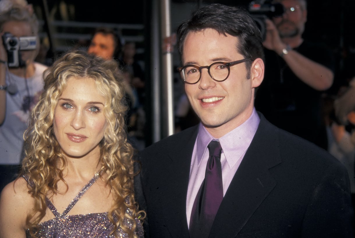 Sarah Jessica Parker and Matthew Broderick during "Godzilla" New York City Premiere