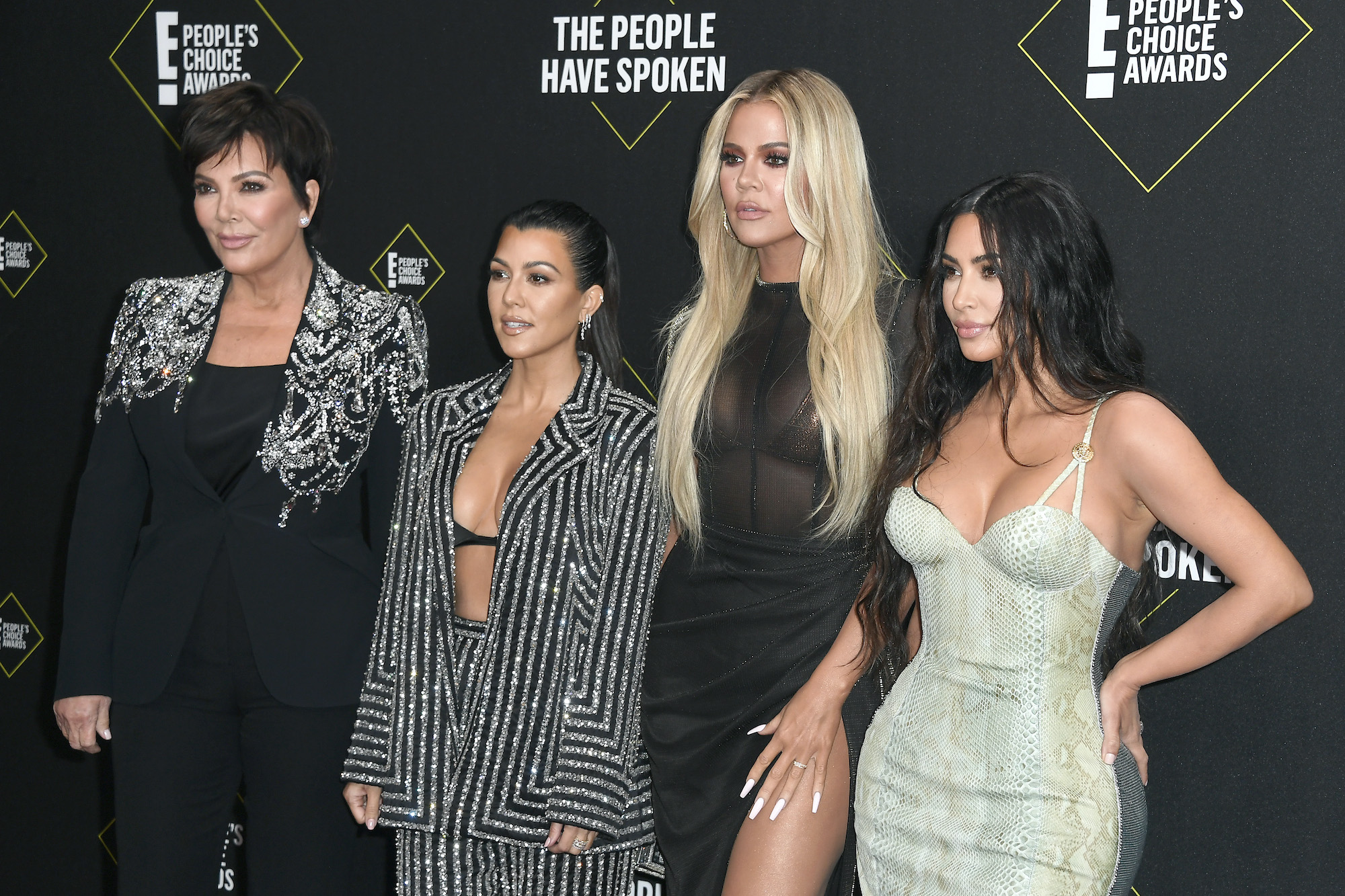 Kris Jenner, Kourtney Kardashian, Khloé Kardashian, and Kim Kardashian West