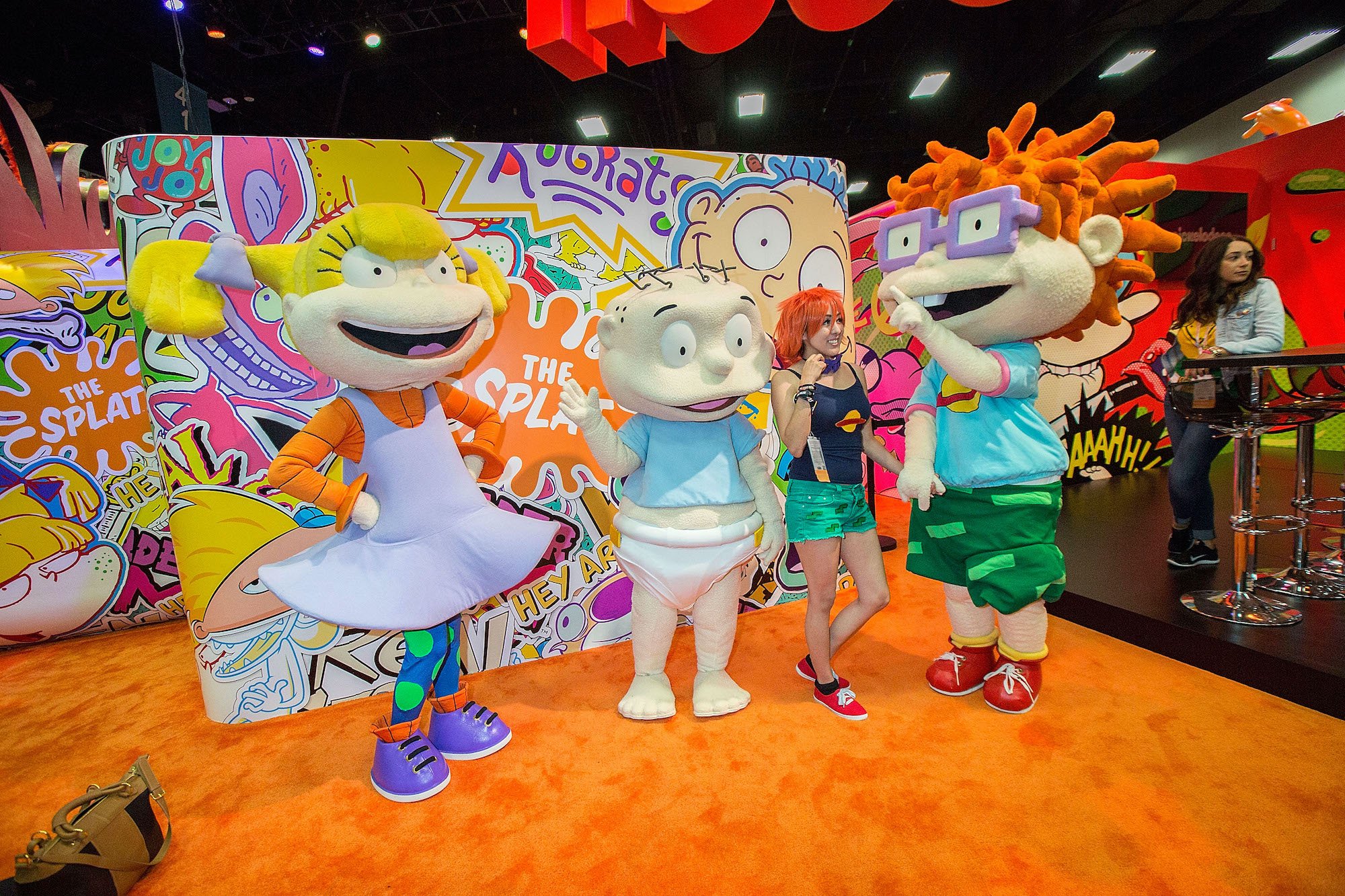 Characters from Nickelodeon's 'Rugrats' cartoon