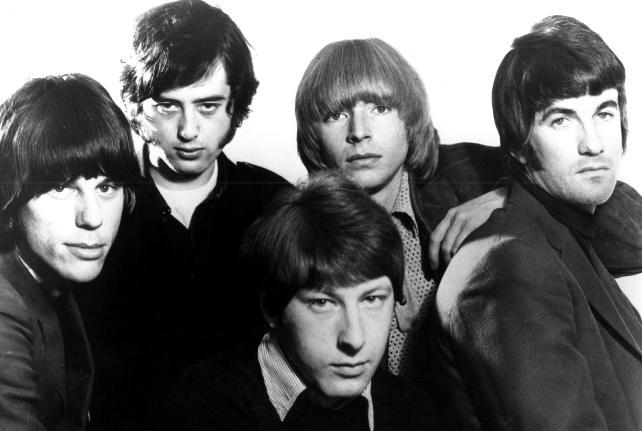 The Yardbirds posing for a band photo in '66