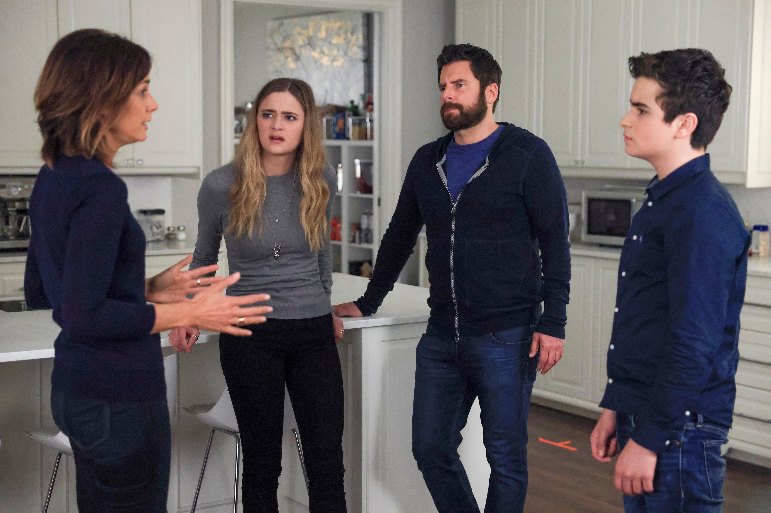 A Million Little Things Season 3 cast Stephanie Szostak, Lizzy Greene, James Roday Rodriguez and Chance Hurstfield