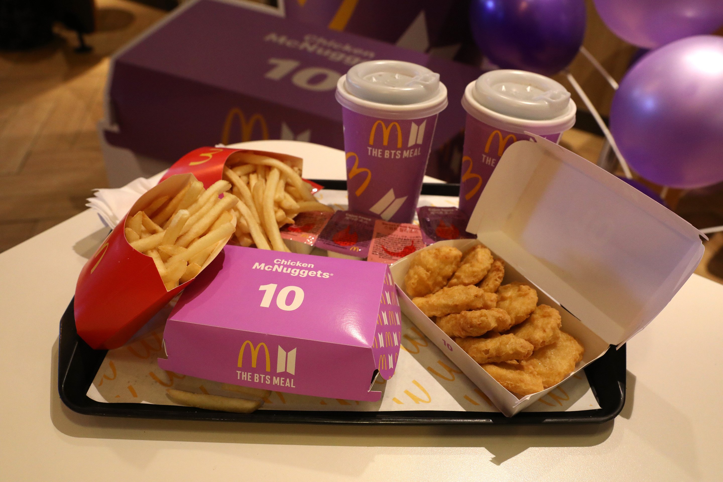 McDonald's BTS meal in Seoul, South Korea